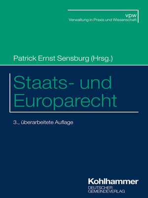 cover image of Staats- und Europarecht